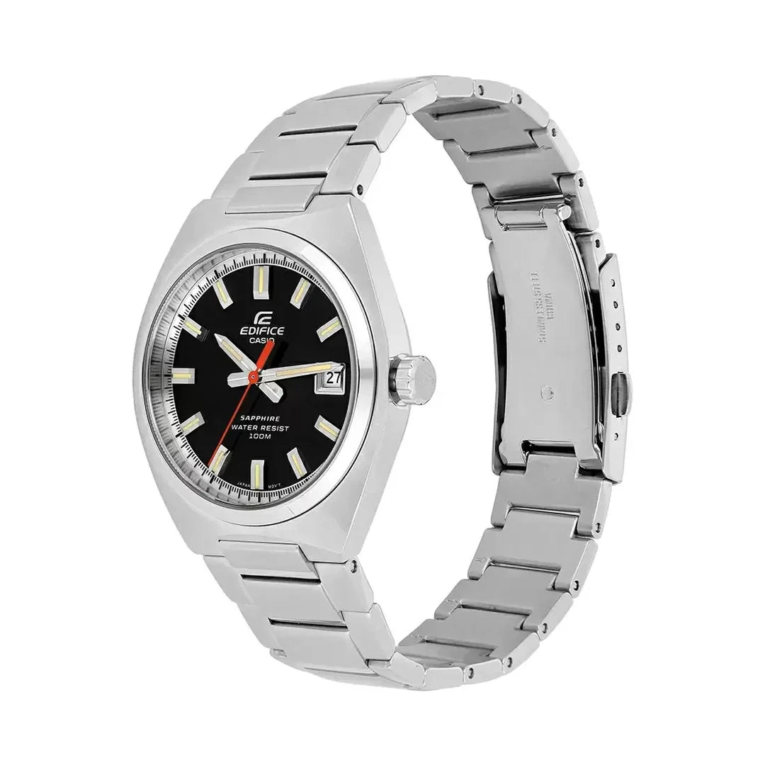 Casio Edifice Men Analog Watch - Silver Black | EFB-109D-1AVDF