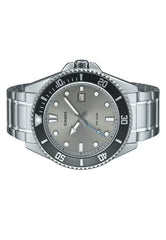 Casio Men 3H Watch - Silver / Grey / Black | MDV-107D-8AVDF