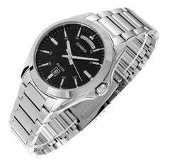 Casio Men 3-Hand Watch - Black / Silver | MTP-1370D-1A1VDF