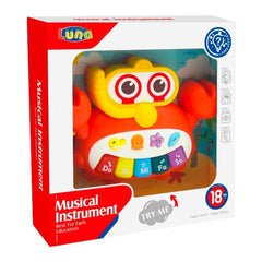 Huanger Musical Instrument Toy - Crab Piano with Light & Sound Keys | HE0535