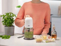 Braun MultiPractic 3 Mini Chopper 500W Ice Crusher 0.5L White | CH3011WH