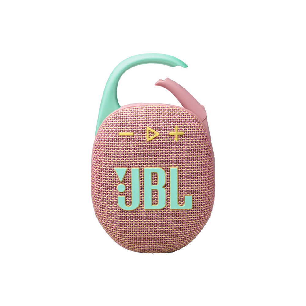 مكبر صوت JBL Clip 5 فائق النقل ومقاوم للماء - وردي | CLIP5