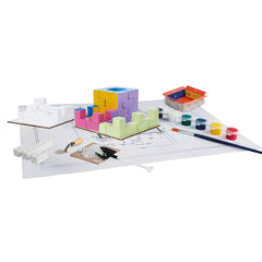Bildits Desk Organizer DIY Construction Kit - 60 Pieces