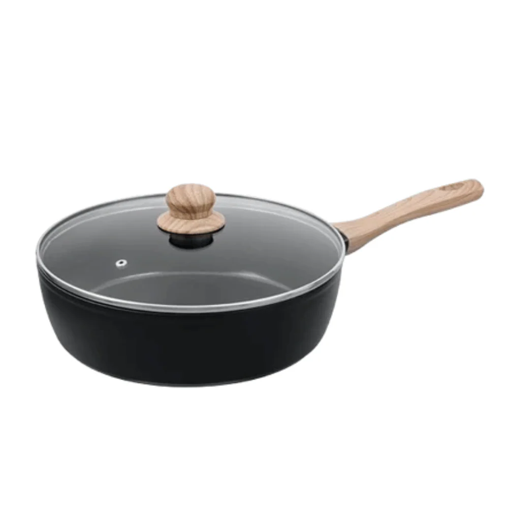 Pyrex Cook & Care Deep Frypan with Lid - 28cm | CR28DF6