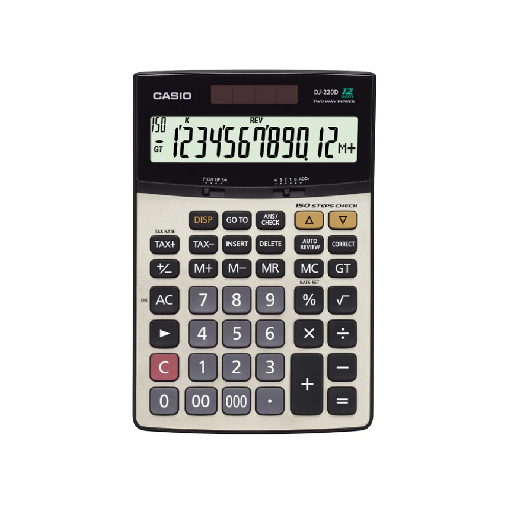 Casio DJ-220D Plus Desktop Calculator | DJ-220DPLUS-WA-DP(PH)
