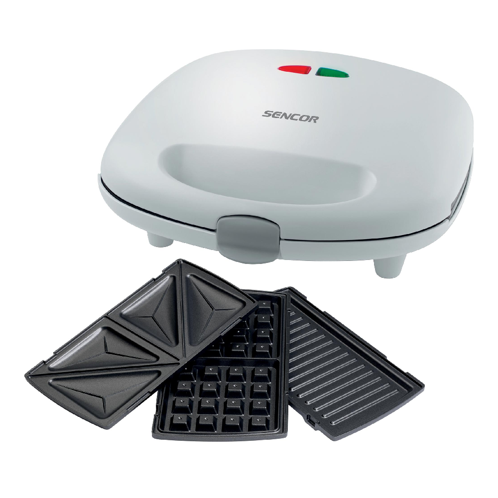 Sencor Compact Sandwich Maker with Lockable Clip - 700W | SSM9300-MEG2