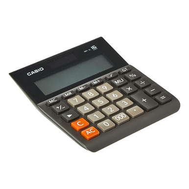 Casio Digital Mini Desktop | MJ-100DPLUS-WA-DPW
