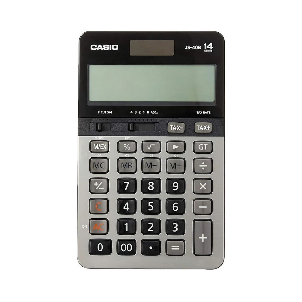 Casio 14-Digits Heavy Duty Calculator | JS-40B-W-DH