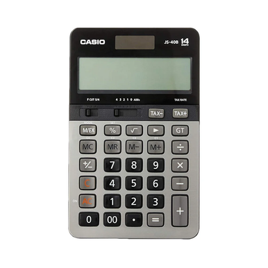 Casio 14-Digits Heavy Duty Calculator | JS-40B-W-DH