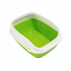 Cat Litter Box with Shovel - Green