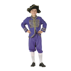 Napoleon Costume for Boys (Jacket, Trousers, Hat) - Small Size (110-120cm) | 098665