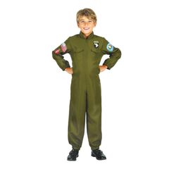 Fighter Pilot Costume (Jumpsuit) - Small Size (110-120cm) | 091312