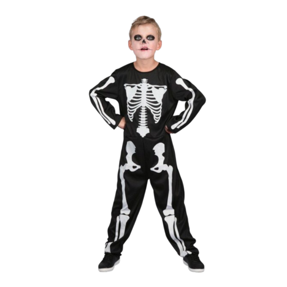 Skeleton Children's Jumpsuit Costume | 091098