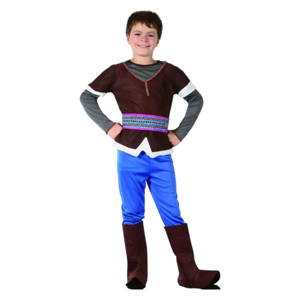 Hunter Costume (T-shirt, Pants, Belt, and Boot Cover) - Medium Size (120-130cm) | 98652