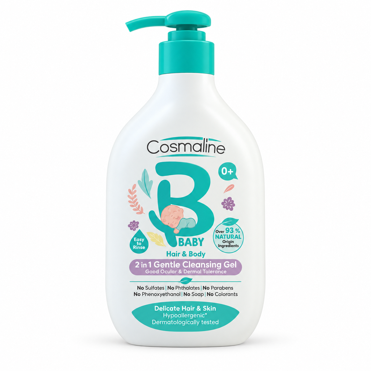 Cosmaline Baby 2 In 1 Gentle Cleansing Gel 500ml | B0004096