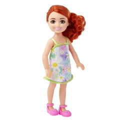 Barbie Club Chelsea Doll with Red Hair & Floral Dress | HNY56