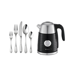 Dorsch 72Pcs Royal Cultery Set with Free 1.7L Electric Kettle | DH-01999 + DH-07303