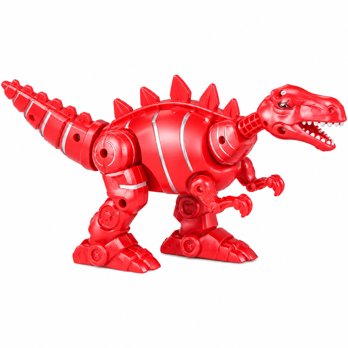 Dinosaur Soldier DIY Mechanical T-Rex Toy - Red | XK999-1