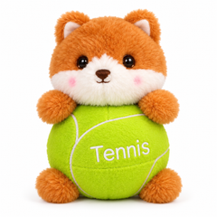 Brown Hamster Tennis Ball Plush Toy | Z181