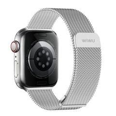 WIWU 42/44/45/49mm Braid Magnetic Watch Band Wi-WB005 Silver | WB005-SLV