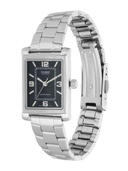 Casio Women 3H Watch - Silver / Black | LTP-1234DD-1ADF