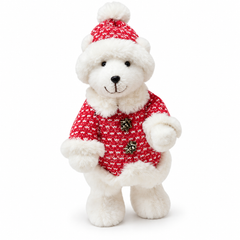 Christmas Plush Holiday Decorations - Bears & Snowmen