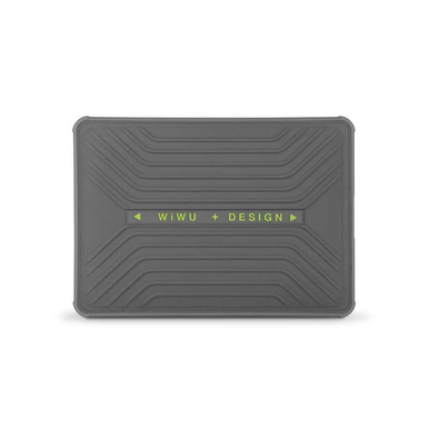 WIWU Defender Pro 13.3" Laptop Sleeve — Shockproof TPU Frame Protective Case | Gray | DFNDPRO13.3