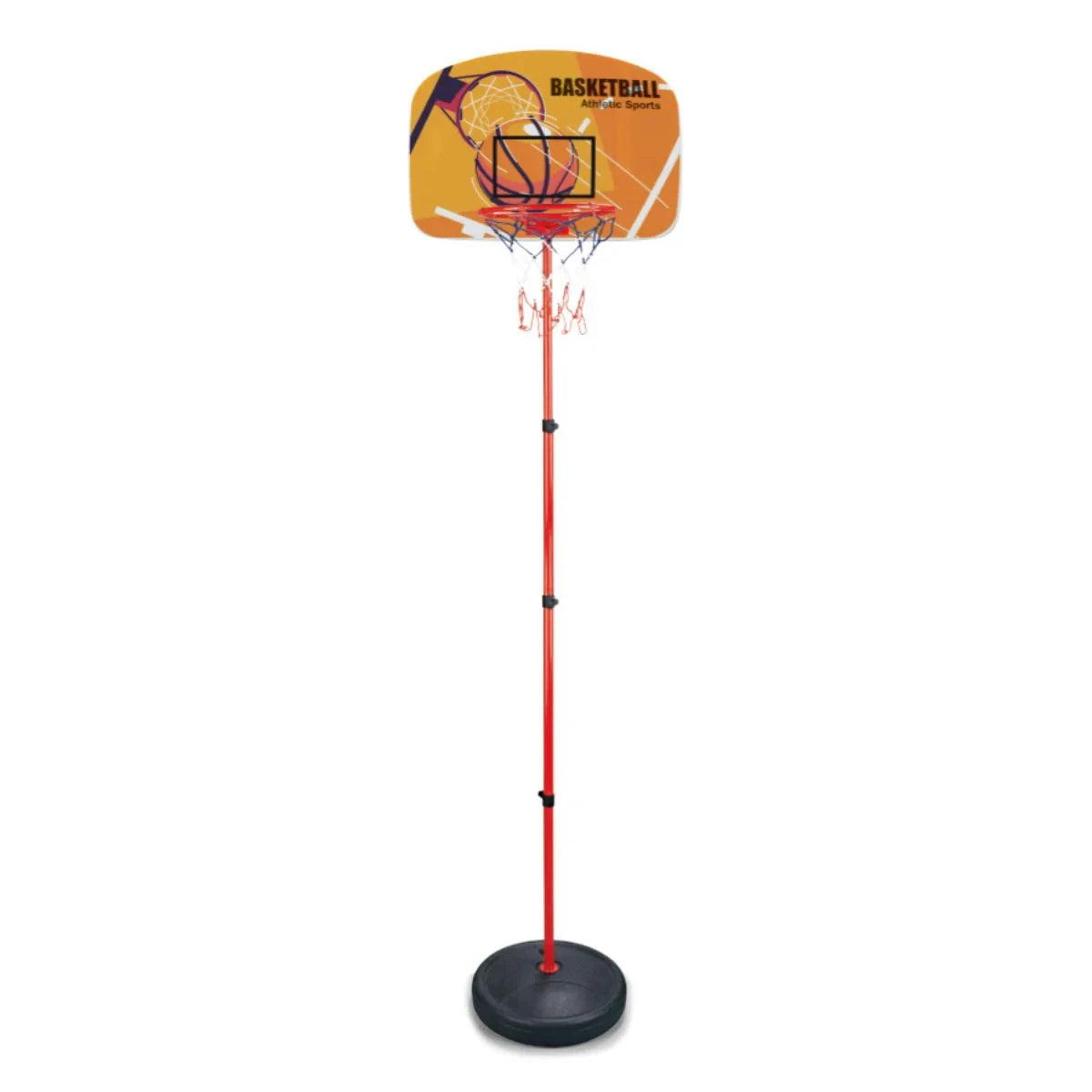 Athletic 170cm Adjustable Basketball Hoop Set with Ball & Pump | BJF001-1