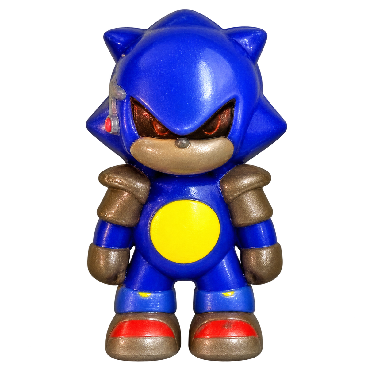 Hedgehog Character Squeeze Toy - Blue Armored Design | AL1104-BLU-ARM
