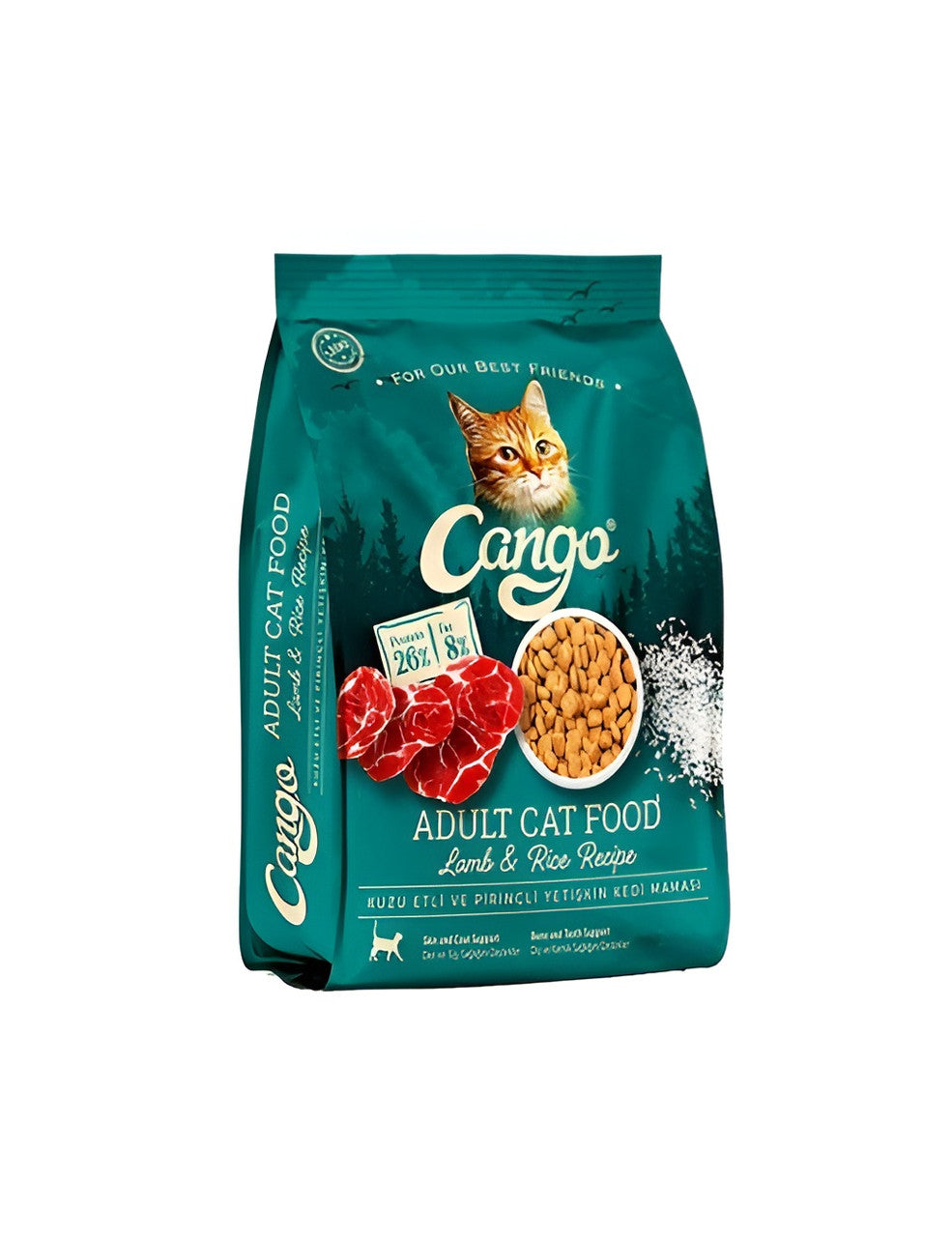 Cango Adult Cat Food Lamb & Rice 15kg | 061959