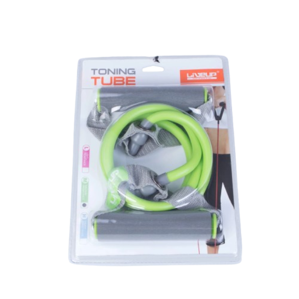 Toning Tube Exercise Resistance Band - Light Green