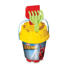 Marvel Spider-Man 6-Piece Beach Bucket Sand Toy Set | 01532