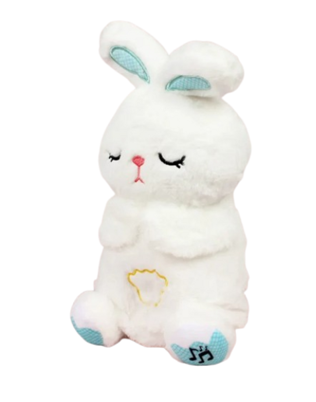 Soft Sleeping Rabbit Plush Toy - White | 312-4