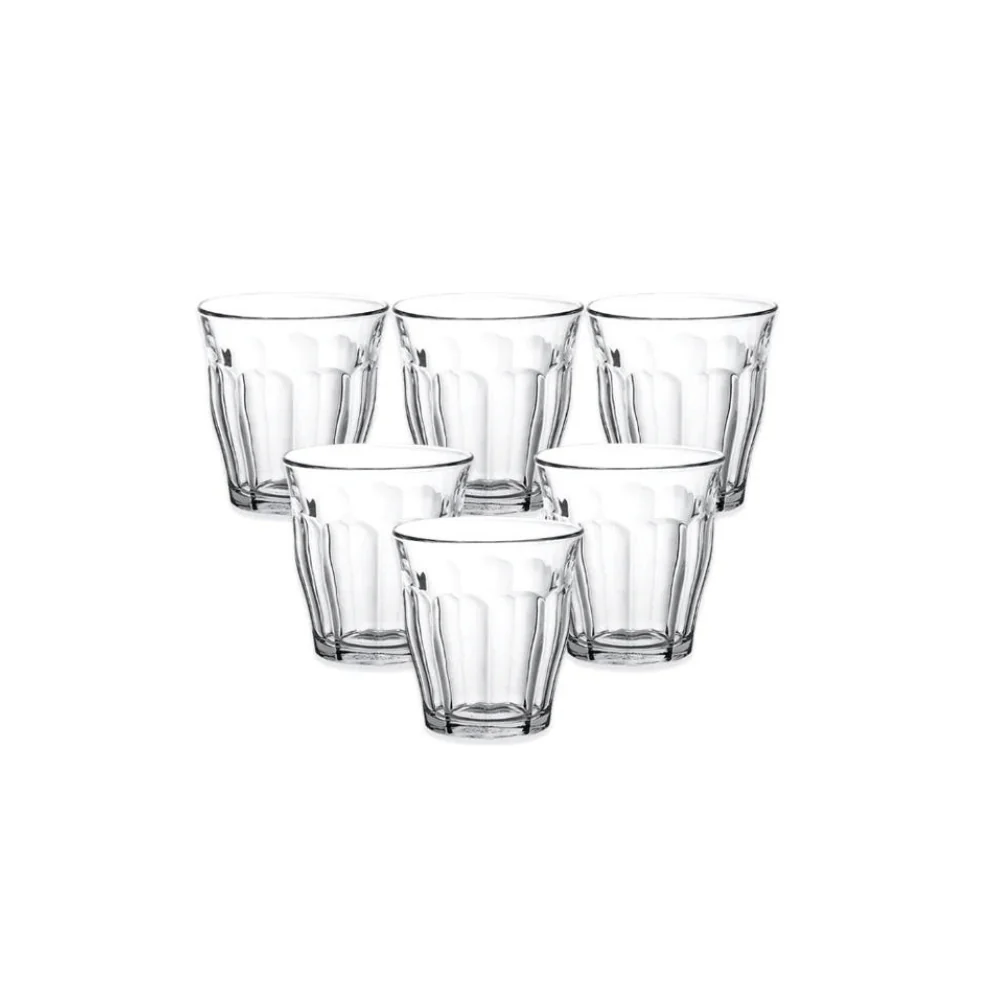 Duralex Set Of 6 Clear Tumbler 9cl | 1023AB06A0111