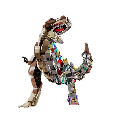 MJI, Creative LEGO-style construction sets, Dinosaur REX Monster Building Block Set - 1388PCS | MJI-13050