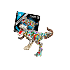 MJI, Creative LEGO-style construction sets, Dinosaur REX Monster Building Block Set - 1388PCS | MJI-13050