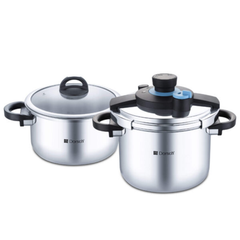 Dorsch Go Press - 8 + 6 L Pressure Cooker | DH-06434