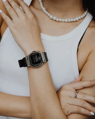 Casio G-SHOCK Metal Women Watch - Silver / Black | GM-S5600-1DR