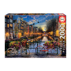 Educa Amsterdam Evening Canal Puzzle – 2000 Pieces | 17127