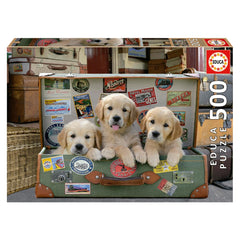 Educa Puppies in Suitcase Puzzle – 500 Pieces | 17645