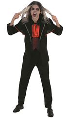 Vampire Costume (Shirt with Vest, Dicky & Pants) | 093104