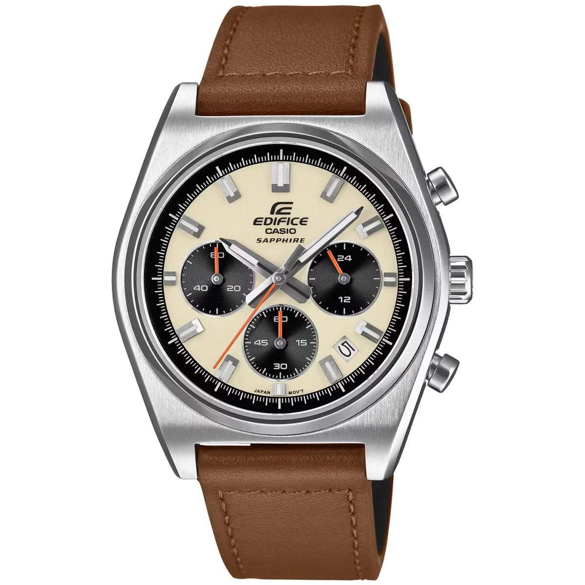 Casio Edifice Men Chronograph Watch - Beige Brown | EFB-730L-7AVUDF