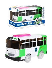 Kids Electric Buzz Bus Toy - Green & White | EJ008
