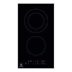 Electrolux 30cm UltimateTaste 300 Built-in Ceramic Hob with 2 Burners | LHR3233CK