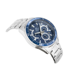 Casio Edifice Men Chronograph Watch - Blue Silver | EFR-552D-2AVUDF
