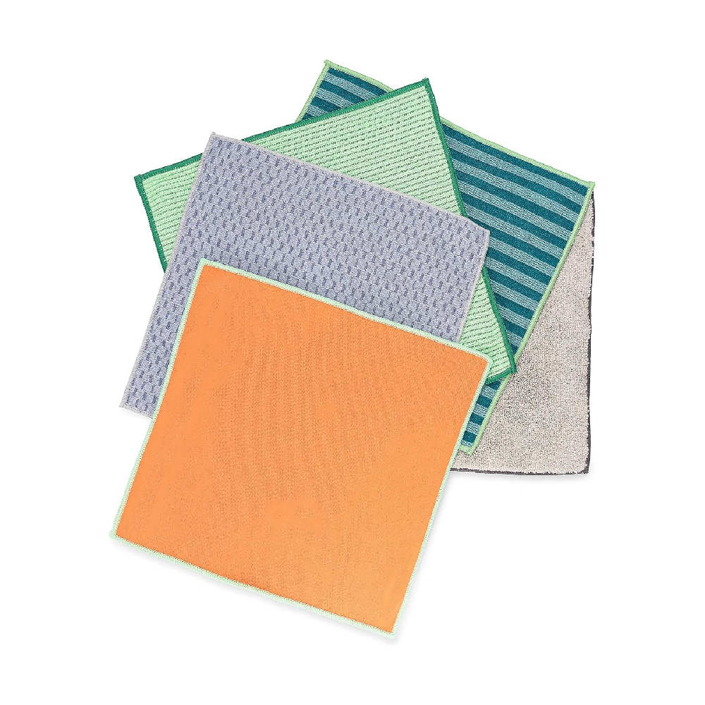 Full Circle Functional Recycled Microfiber Cloths - Set of 5 | FC20204M