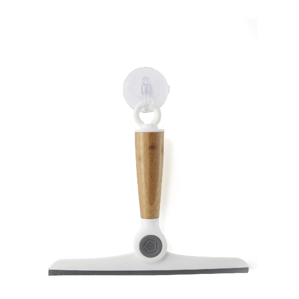 Full Circle Wipe Out Pivoting Shower Squeegee with Hanging Hook | FC16117W