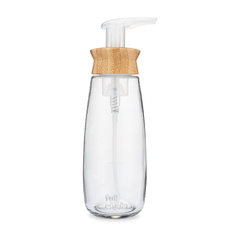 Full Circle Foamance Glass Foaming Soap Dispenser Bamboo Lid - 16-Ounce | FC21141W