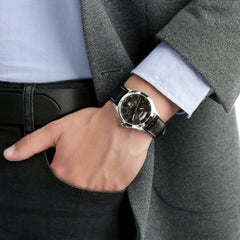 Casio Men 3H Watch - Silver / Black / Brown | MTP-1381L-1AVDF