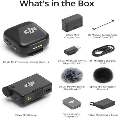 DJI Mic 2 Wireless Microphone kit (2TX+1RX) | Mic-2